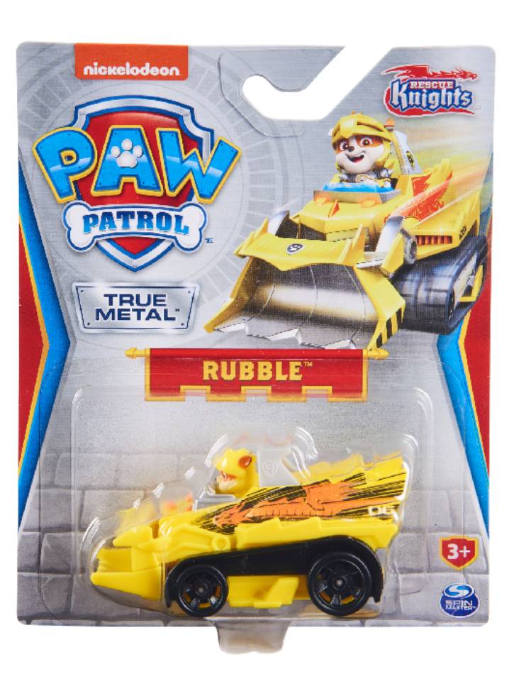 Vehicul Master Paw Patrol Rescue Knights Rubble True Metal (20137935)