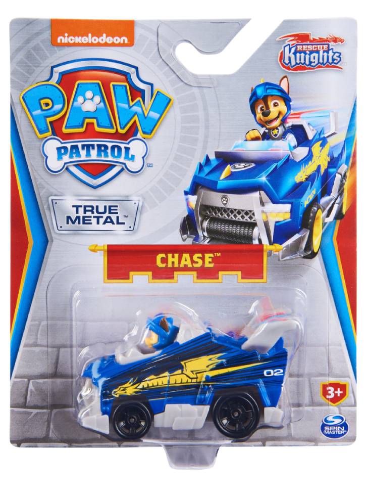 Vehicul Master Paw Patrol Rescue Knights Chase True Metal (20137933)