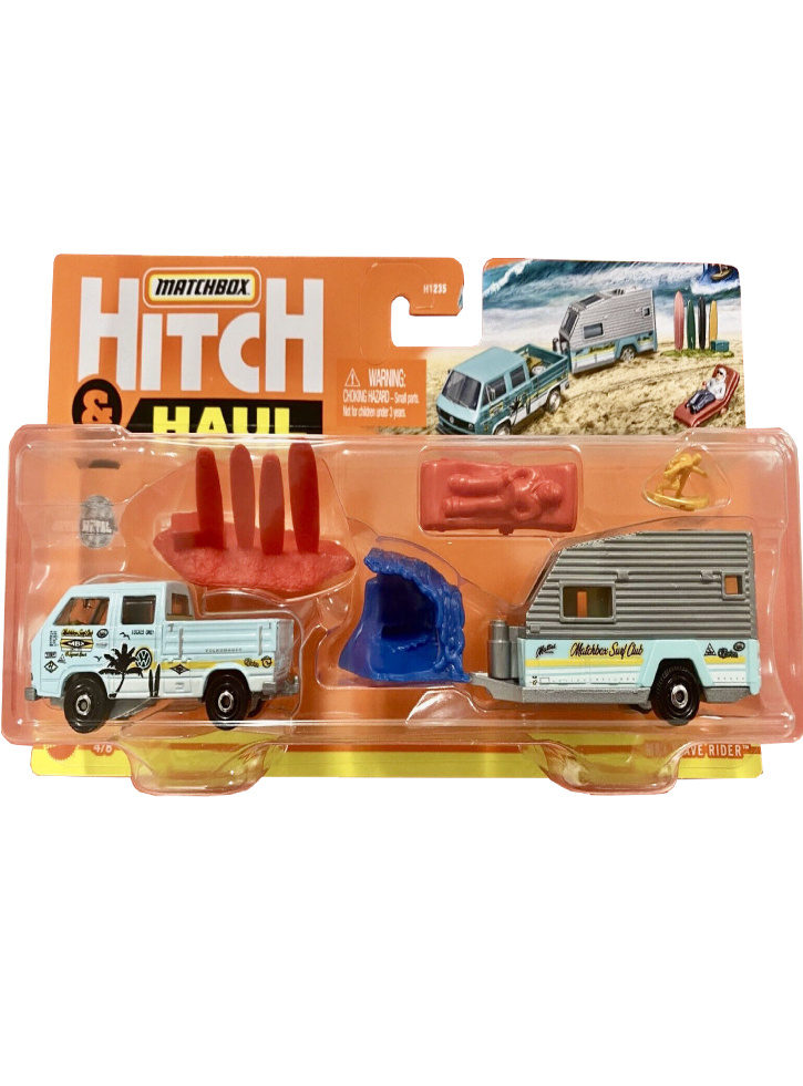 Set Hitch Haul MBX Wave Rider Volkswagen Transporter Cab Travel Trailer II (GWM60)