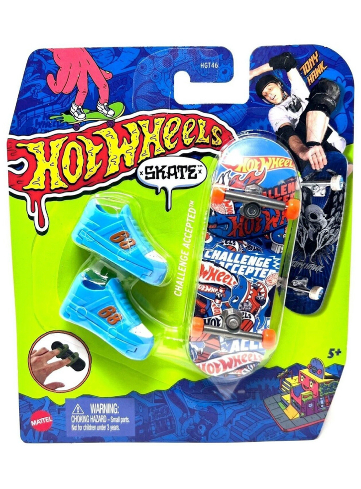 Hot Wheels Skate Fingerboard & Shoes Challenge Accepted (HGT48)