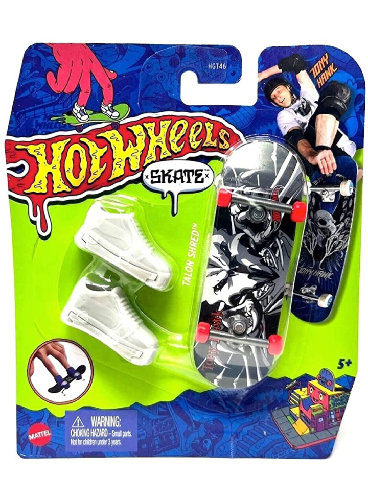 Hot Wheels Skate Fingerboard & Shoes Tony Hawk Talon Shred (HGT49)