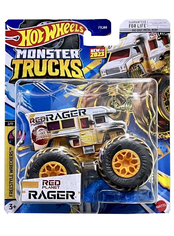 Vehicul Hot Wheels Monster Trucks Red Planet Rager Die-Cast (HLT10)