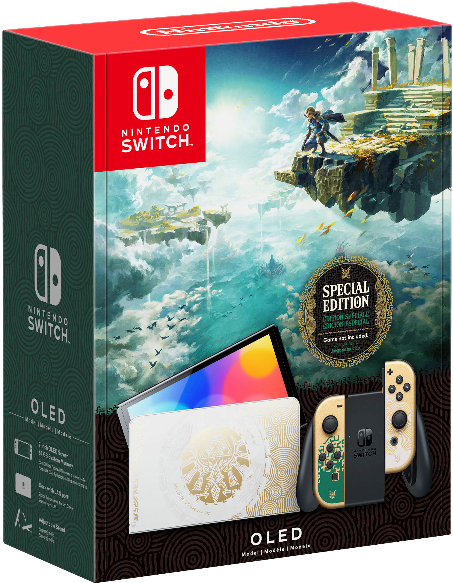 Consola Nintendo Switch Oled Zelda Totk Edition G/R