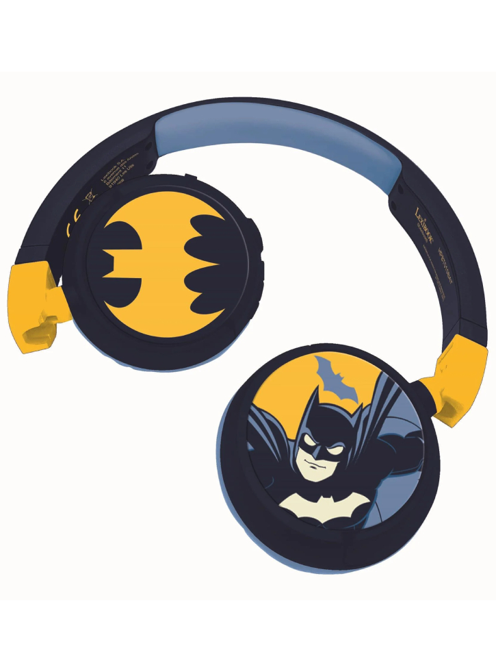 Casti Lexibook Batman 2 in 1 Bluetooth Foldable (HPBT010BAT)
