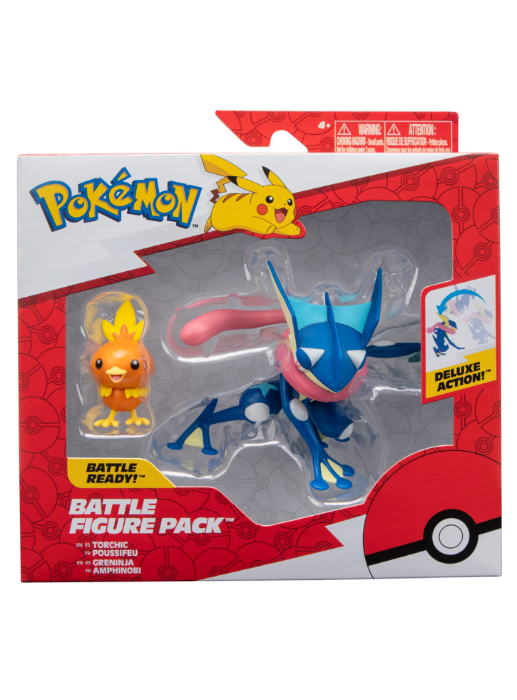 Figurine Pokemon Greninja & Torchic (PKW2905)