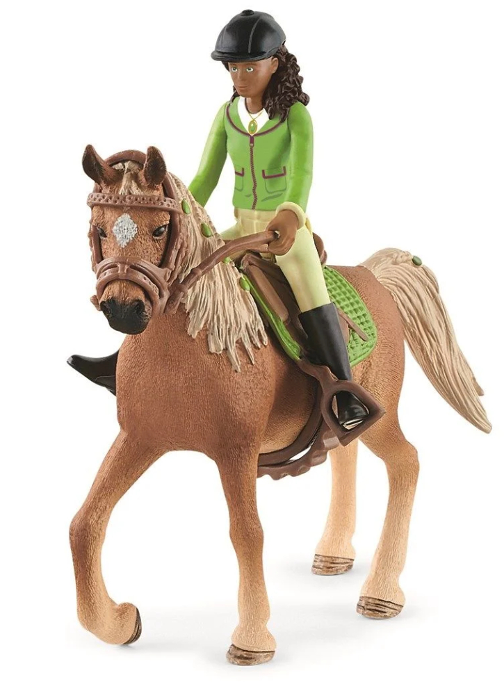 Figurina Schleich Horse Club Sarah & Mystery (42542)
