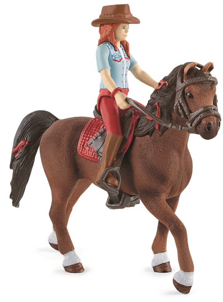 Figurina Schleich Horse Club Hannah and Cayenne (42539)