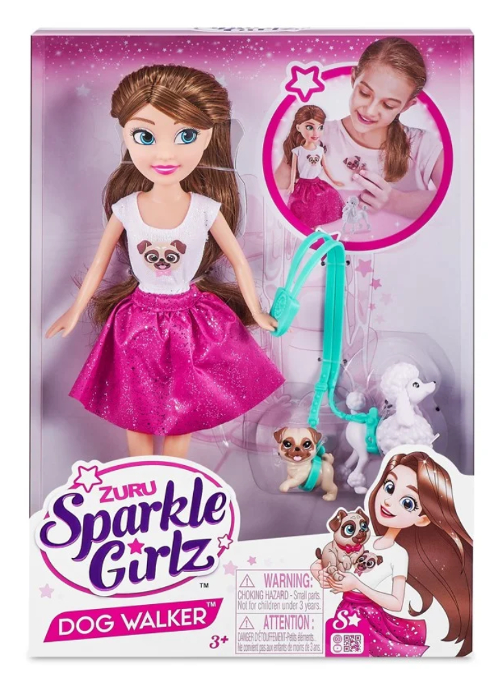 Papusa Sparkle Girlz Dog Walker (10065-2022)