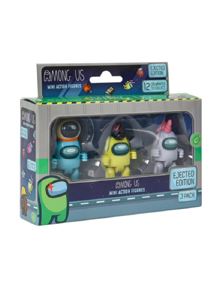 Figurine Among Us Mini Ejected Edition 3 Pack (S3 Random) (AU6303)
