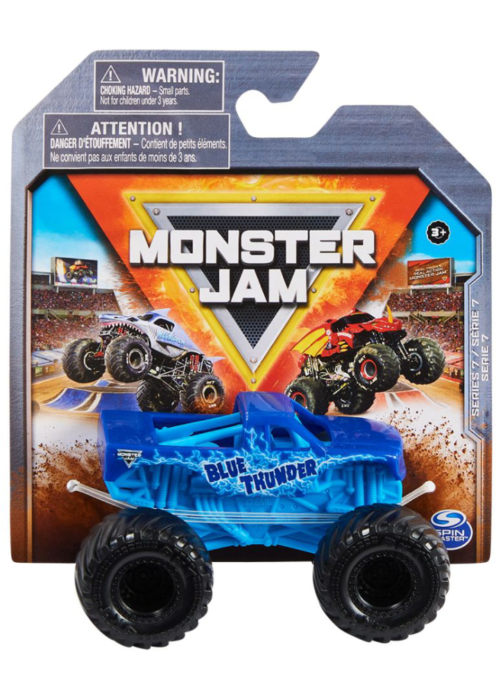 Master Monster Jam Blue Thunder Plastic Truck (20138700)