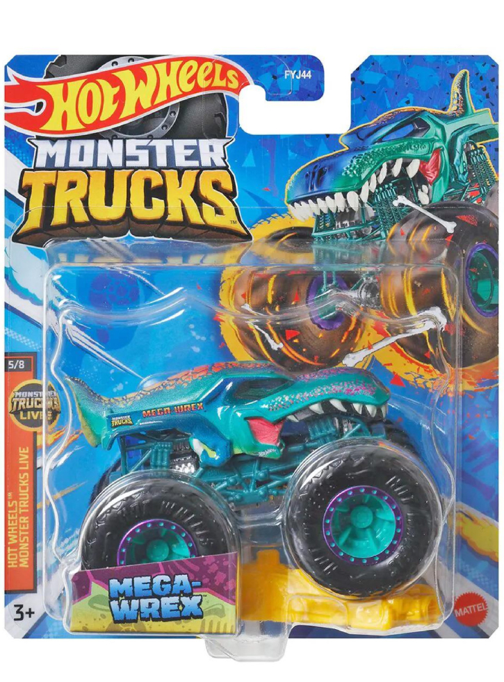 Hot Wheels Monster Trucks Mega-Wrex Die-Cast (HNW29)