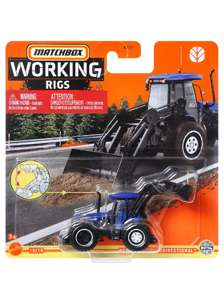 Matchbox Real Working Rigs New Holland Bidirectional (HFH37)