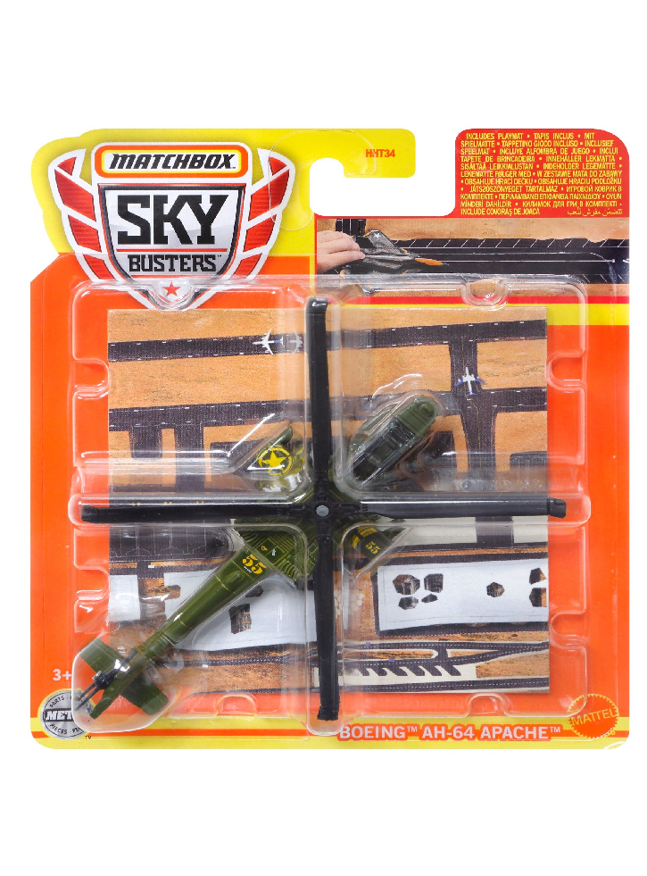 Matchbox Sky Busters Boeing AH-64 Apache (HHT37)