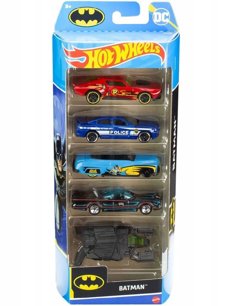Set 5 Hot Wheels Batman (HLY68)