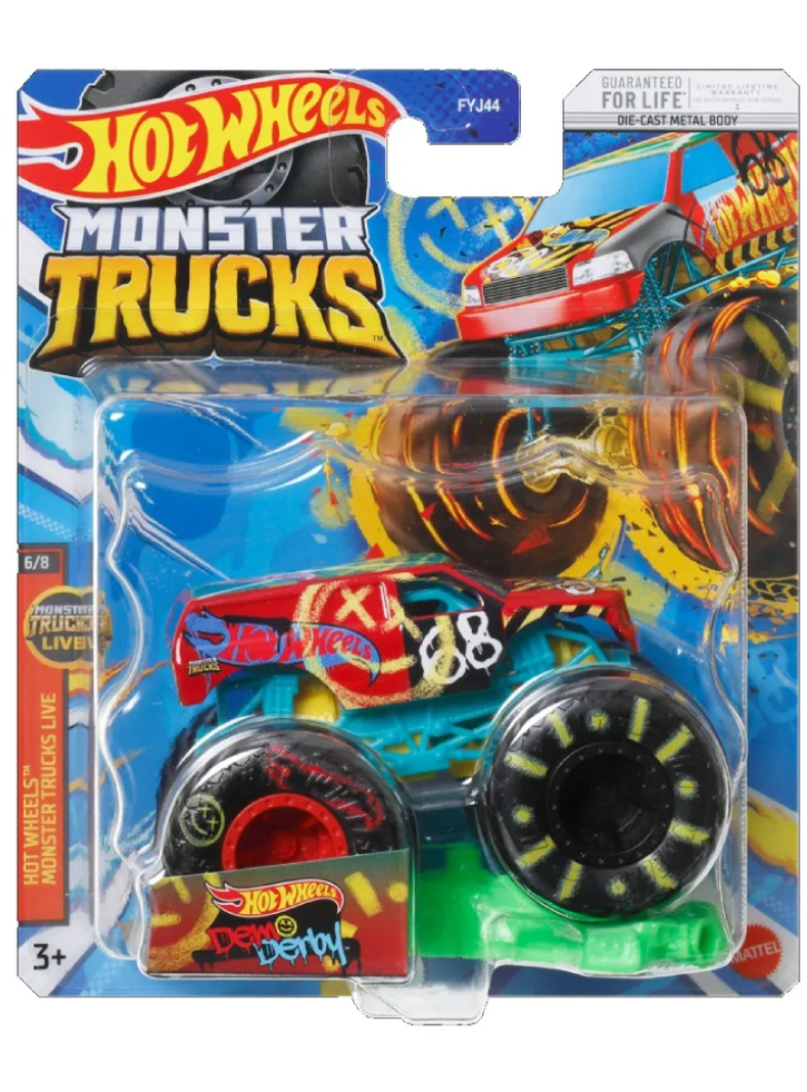 Hot Wheels Monster Trucks Demo Derby Die-Cast (HNW24)