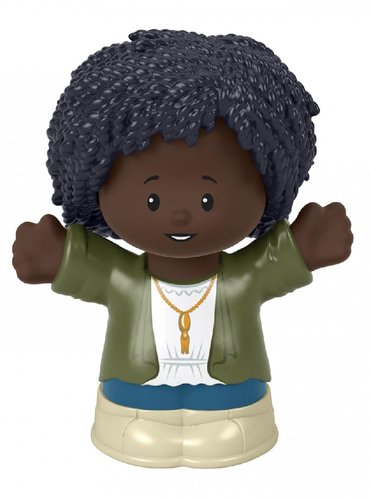 Figurina Fisher-Price Little People Mom In Green Cardigan (GWV18)