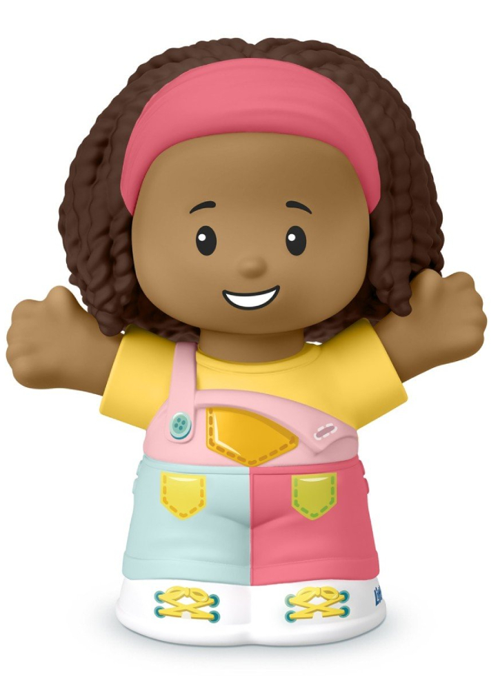 Figurina Fisher-Price Little People Dark Skin Girl (HJW71)