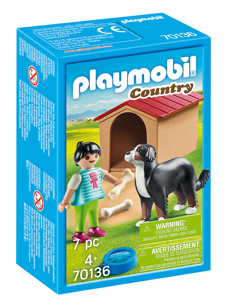 Figurine Playmobil(r) Country Dog with Doghouse (70136)