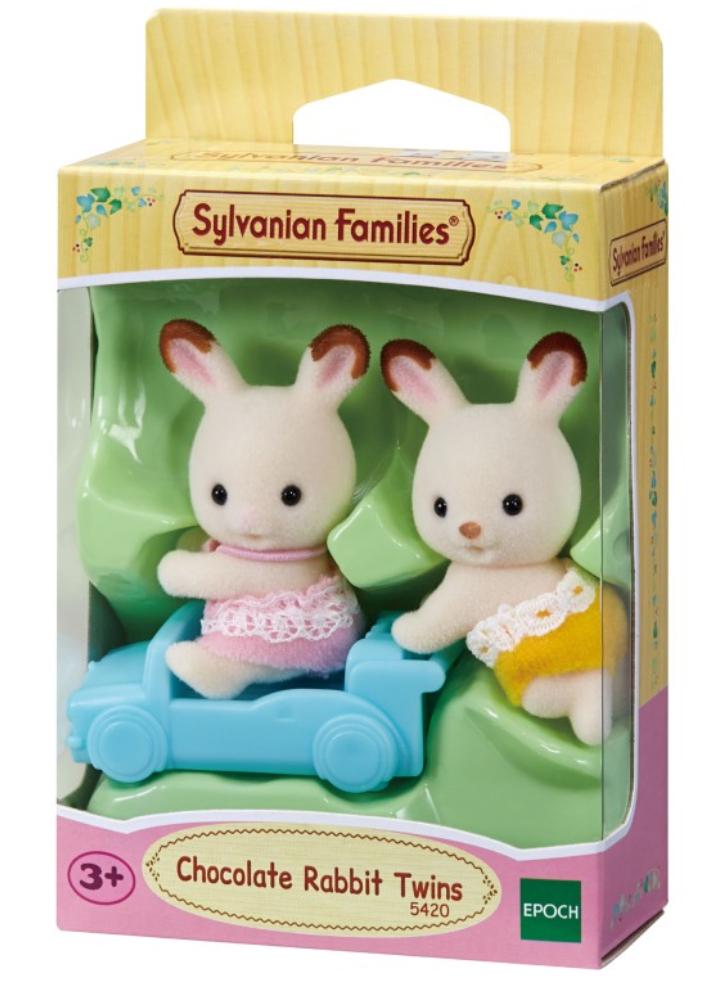 Figurine Sylvanian Families Chocolate Rabbit Twins (5420)