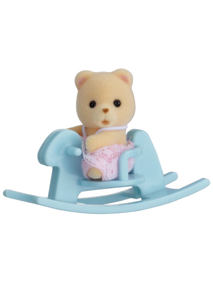 Figurina Sylvanian Families Baby Carry Case (Bear On Rocking Horse) (5199)