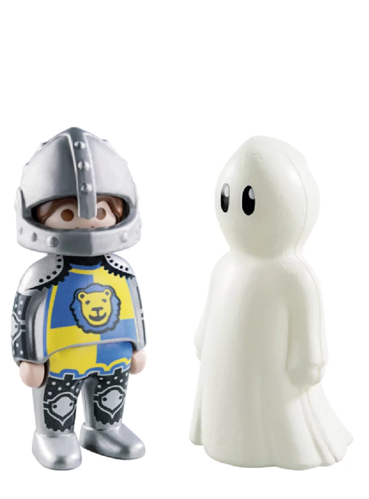 Figurina Playmobil(r) 1.2.3 Knight With Ghost (70128)