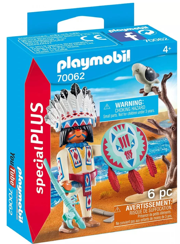 Figurina Playmobil(r) Special Plus Native American Chief (70062)