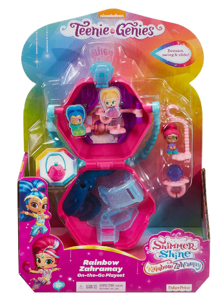 Set Fisher-Price Shimmer Shine Teenie Genies Rainbow Zahramay On-the-Go (FHN38)