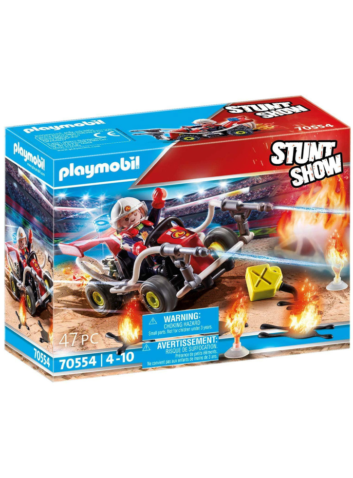 Set Playmobil(r) Stuntshow Fire Quad (70554)