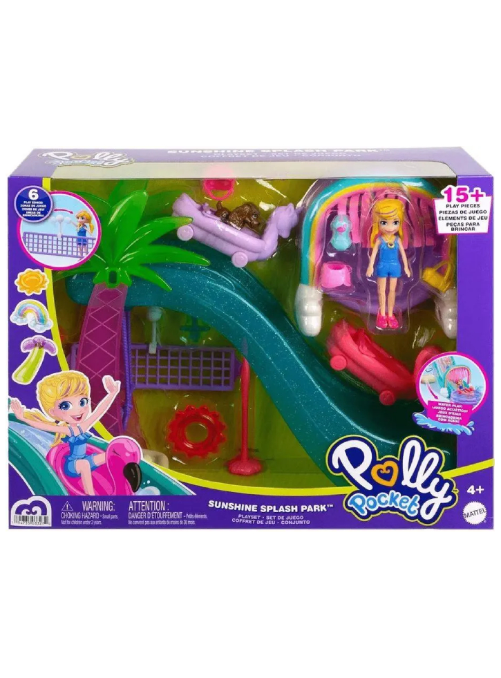 Set Polly Pocket Sunshine Splash Park Activity (HDW63)