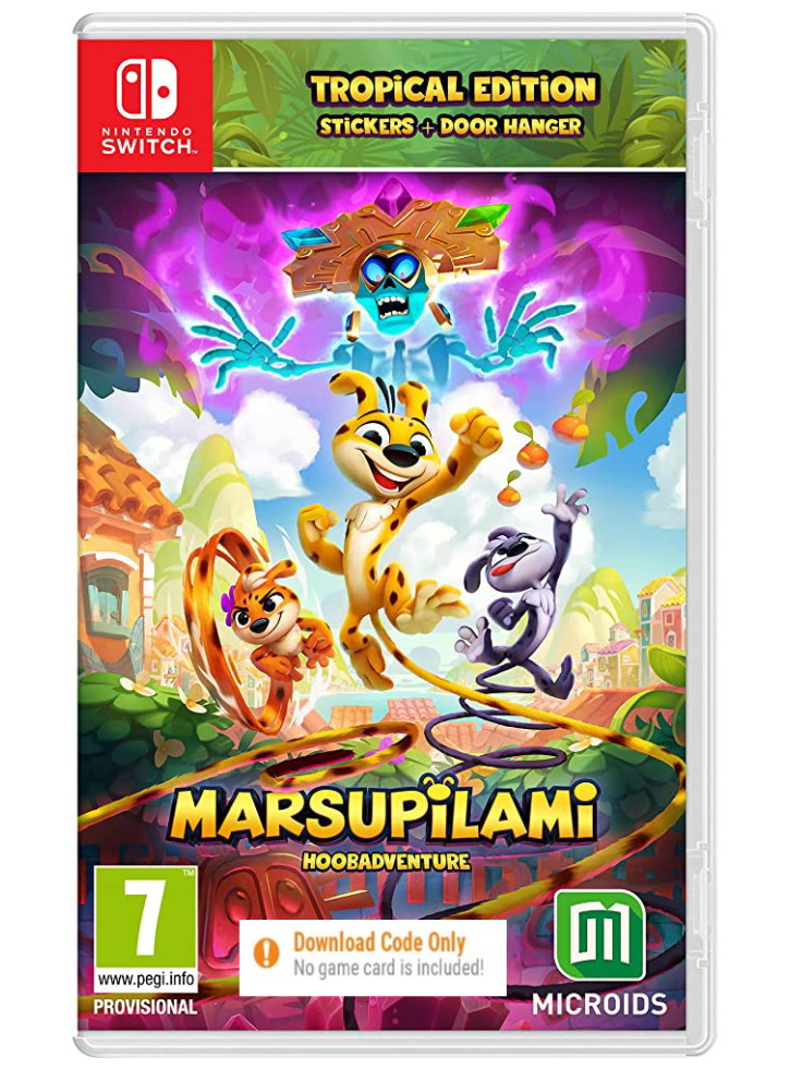 Marsupilami Hoobadventure Tropical Edition (Code in a Box) - NSW