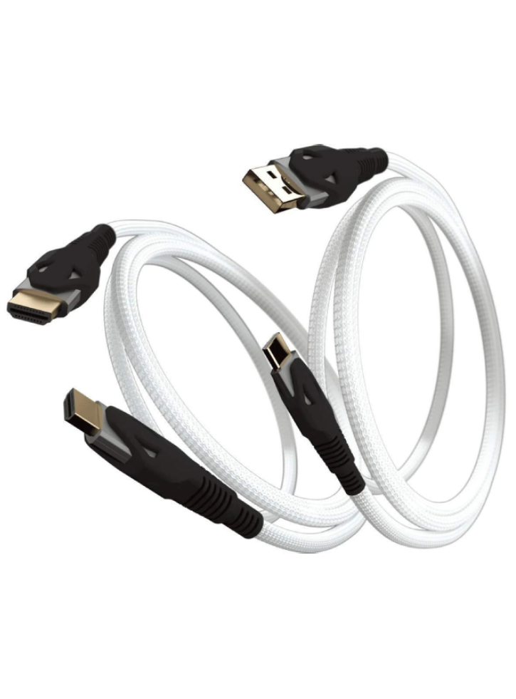 Gioteck Premium HDMI & USB-C Cable Pack (Uni) - PS5