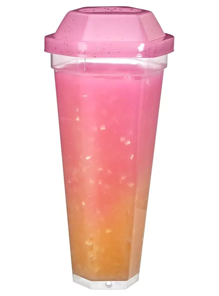 Plastilina Play-Doh Crystal Crunch Hot Pink Orange Can (F5162)