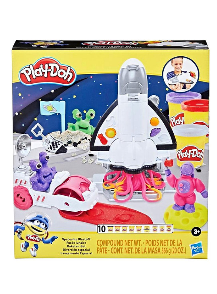 Set Plastilina 10 Play-Doh Spaceship Blastoff (F1711)