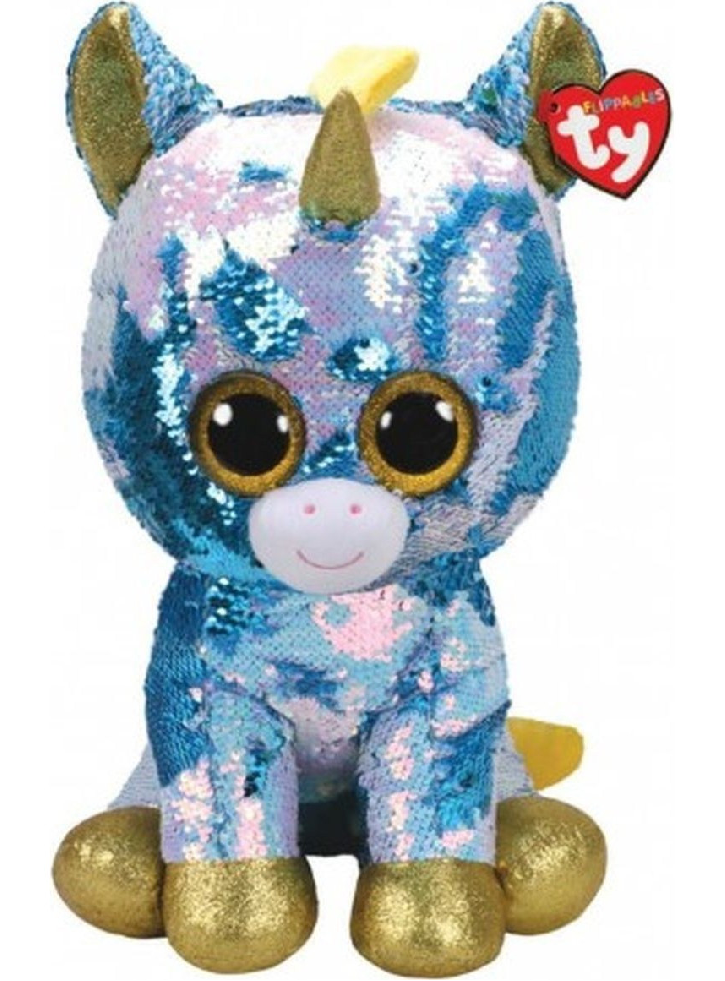 Plus TY Flippables Pixie Sequin White Unicorn 40cm (1607-36761)