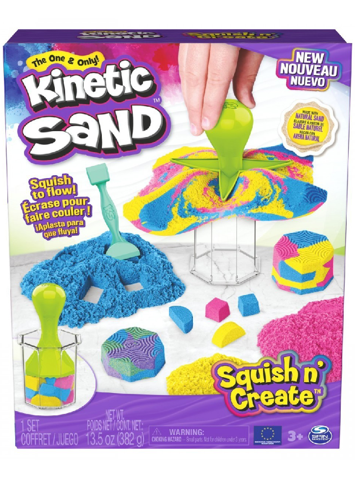 Set Plastilina Kinetic Sand Squish'n Create (6065527)
