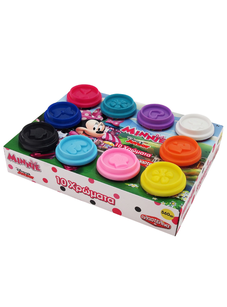 Set Plastilina 10 Cutii Disney Junior Minnie (03575) (1045-03575)