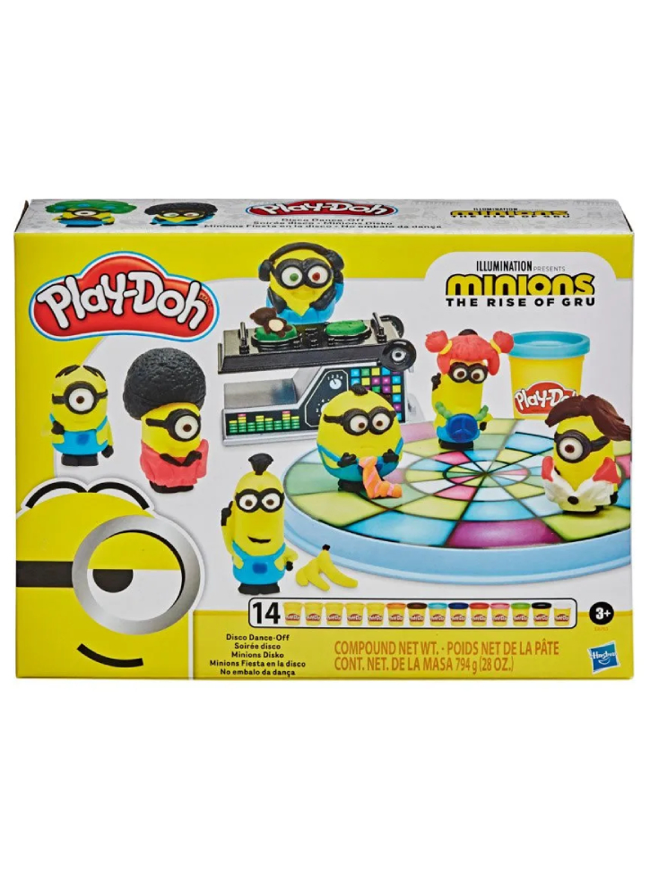 Set Plastilina Play-Doh Minions The Rise of Gru Disco Dance Off (E87655L0)