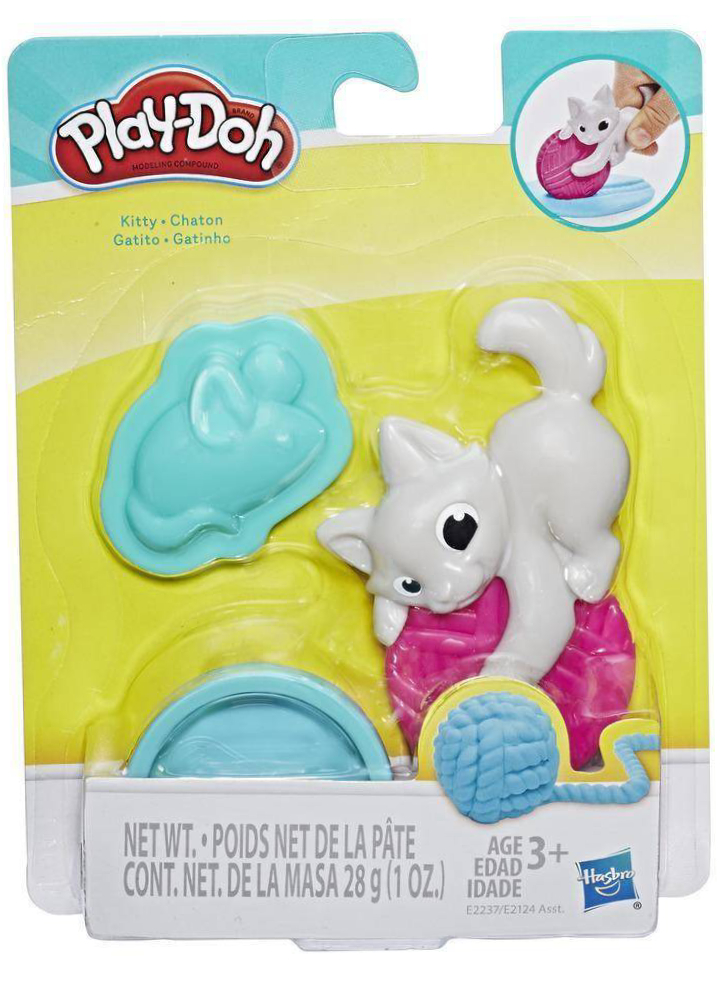 Set Plastilina Play-Doh Mini Pet Tools Kit - Kitty (E2237)