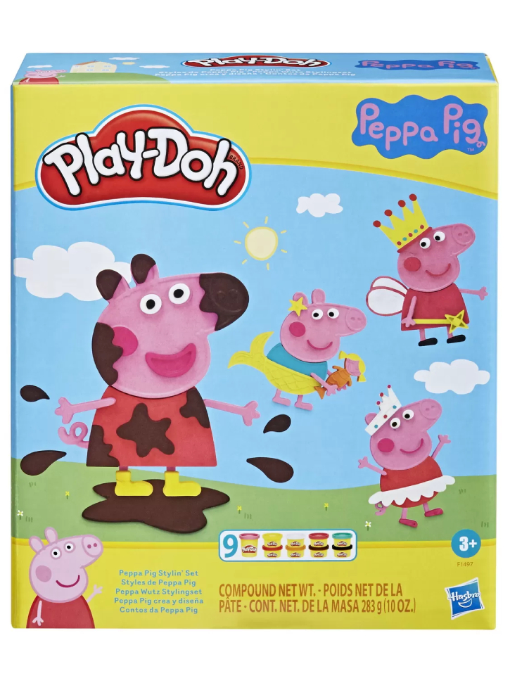 Set Plastilina Play-Doh Peppa Pig Stylin (F1497)