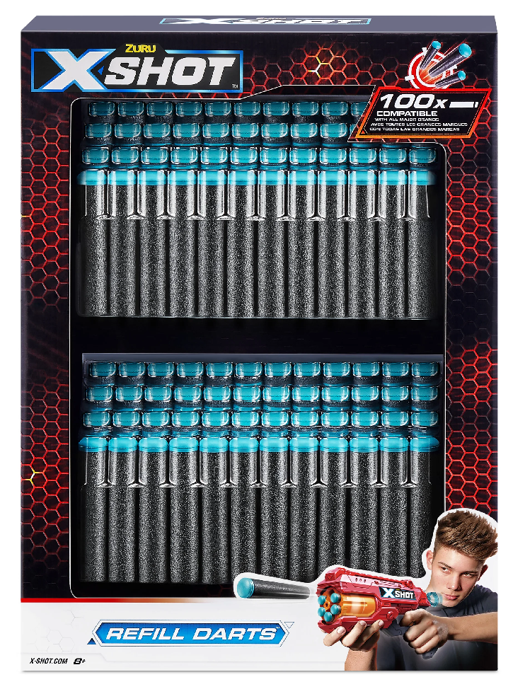 Munitie X-SHOT 100 Refill Darts (5639)