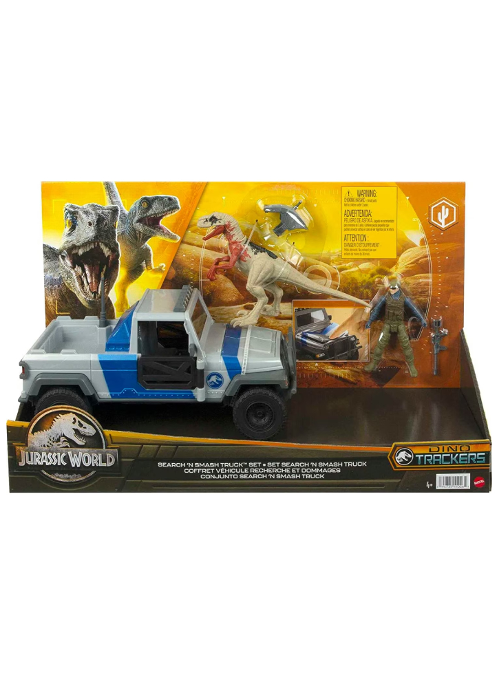 Set Jurassic World Dino Trackers Search'N Smash Truck (HKY13)