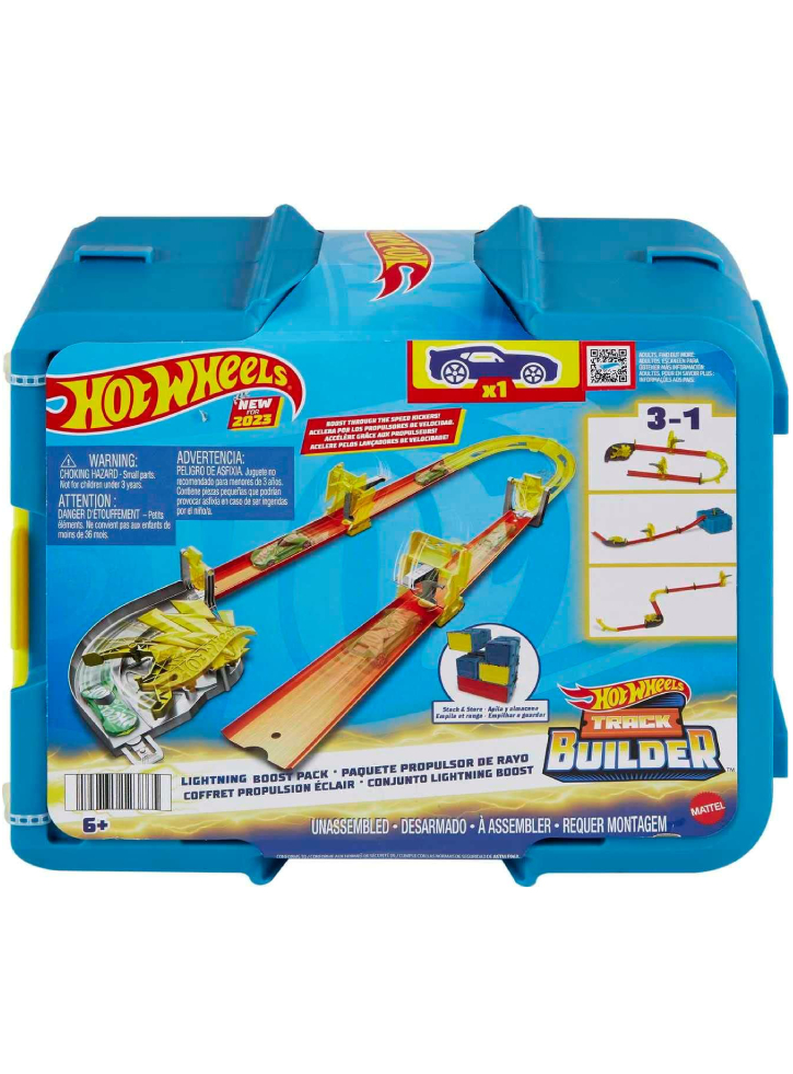 Set Hot Wheels Track Builder Lightning Boost (HMC03)