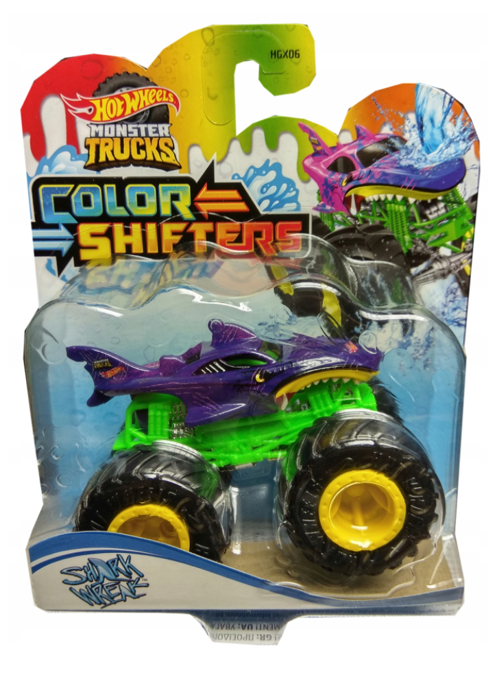 Hot Wheels Monster Trucks Color Shark Wreak (HGX09)