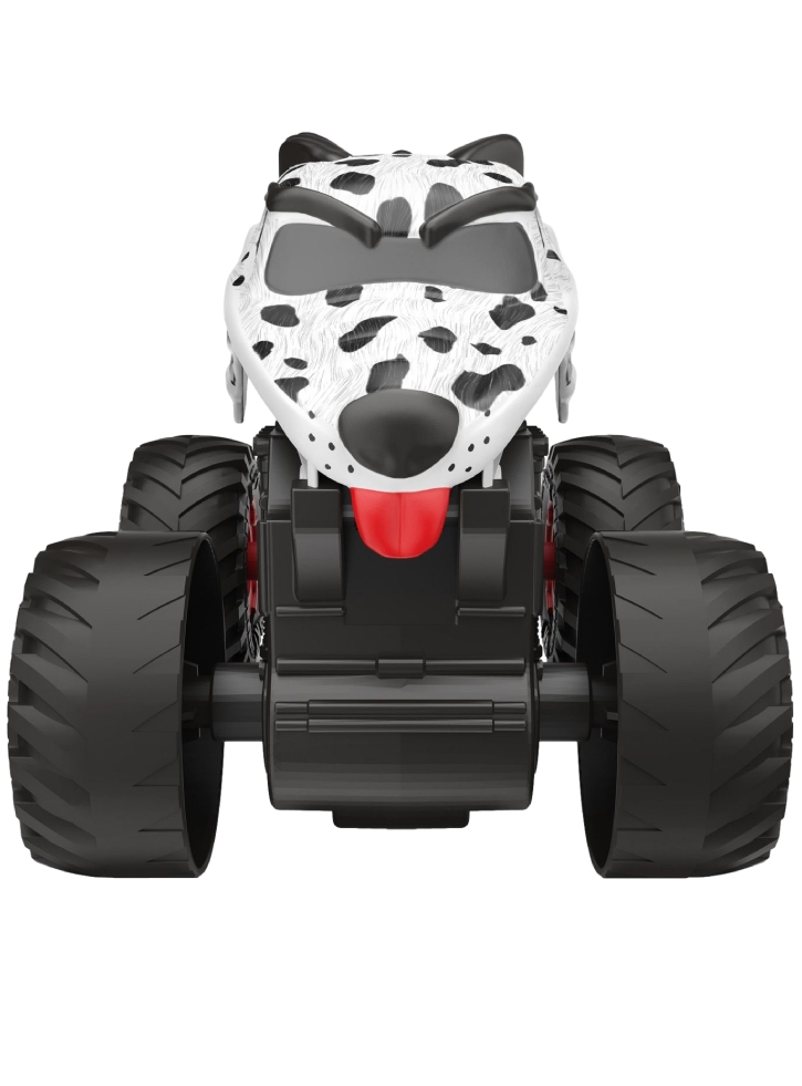 Vehicul Monster Jam Click Flip Monster Mutt Dalmatian (20133838)