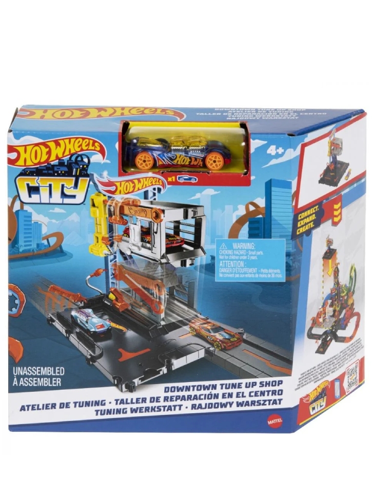Set Hot Wheels City Downtown Tune Up Shop (HDR25)