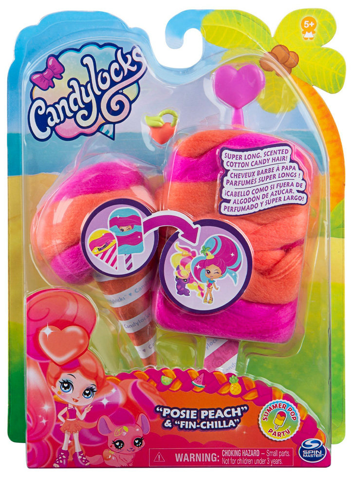 Papusa Candylocks Posie Peach Fin-Chilla (20123509)