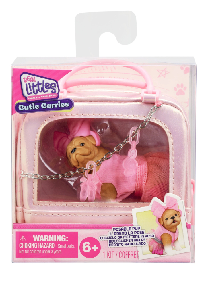 Real littles Cutie Carries British Bulldog
