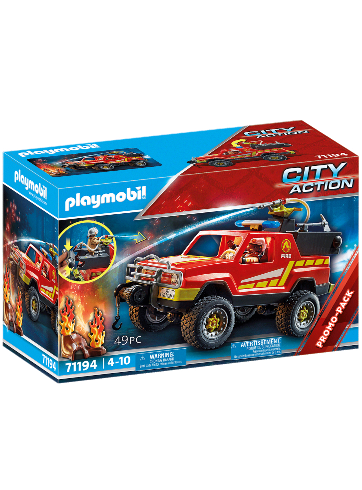 Set Playmobil Fire Rescue Truck (71194)