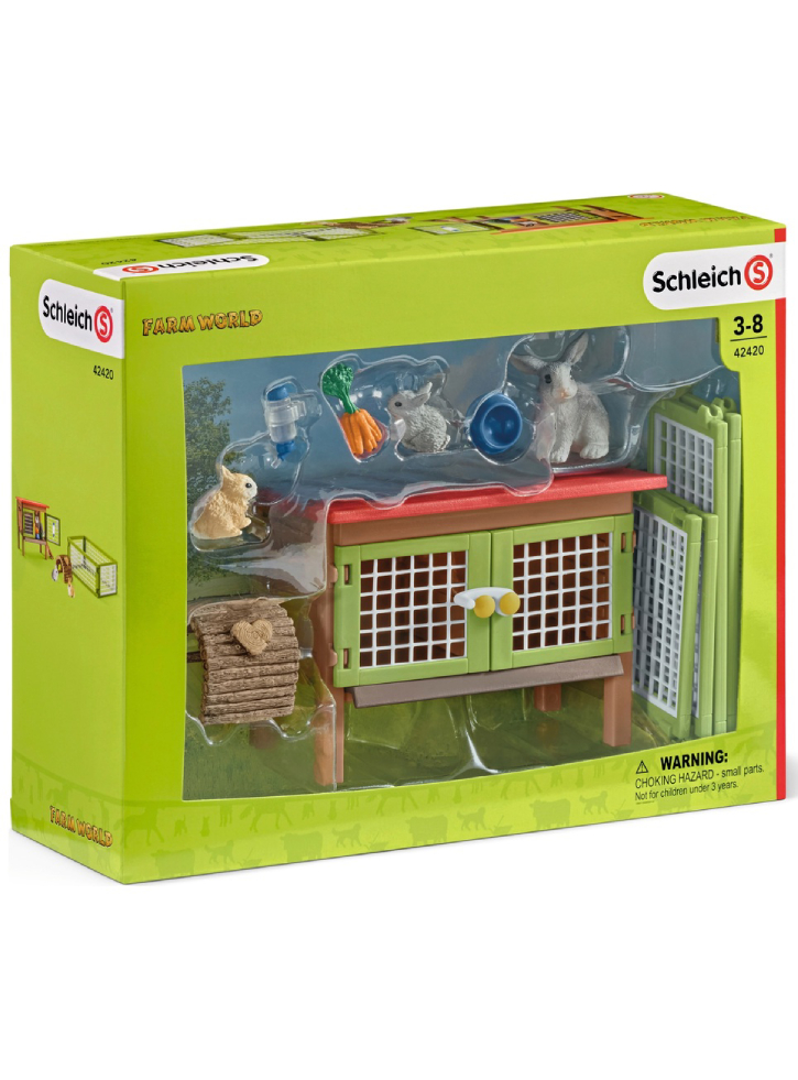Set Schleich Rabbit Hutch (42420)