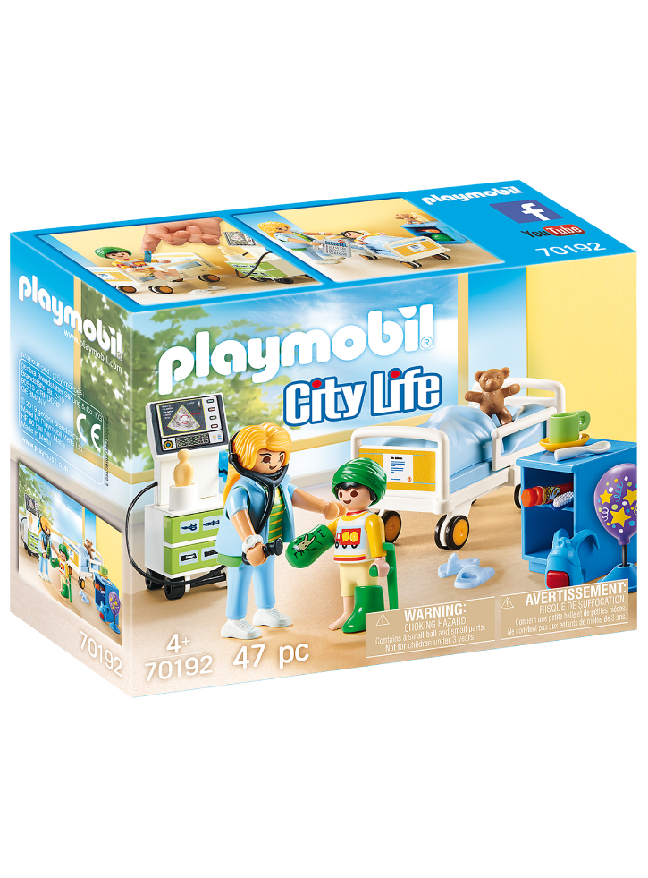 Set Playmobil Children's Hospital Room (70192)